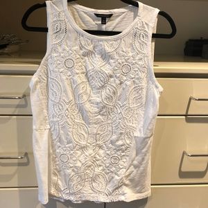 Banana Republic Tank, white, size M
